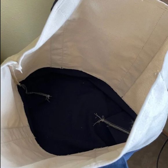 Trader Joe’s Canvas Tote Bag NEW Reusable Eco Bag Grocery Bag - NWT - Heavy Duty - Picture 7 of 9